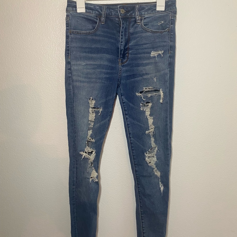 American Eagle Ripped Skinny Jeans